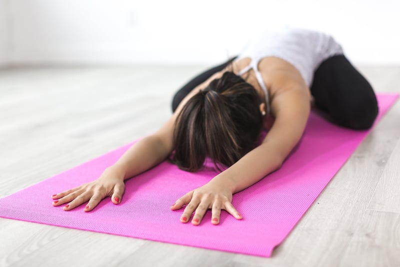 Yoga Pose Stretching